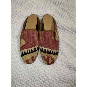 Womens Kilim Turkish mule.